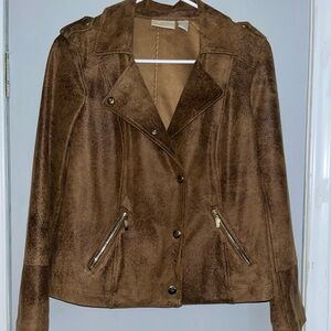 Chico Brown Suede Women's Jacket